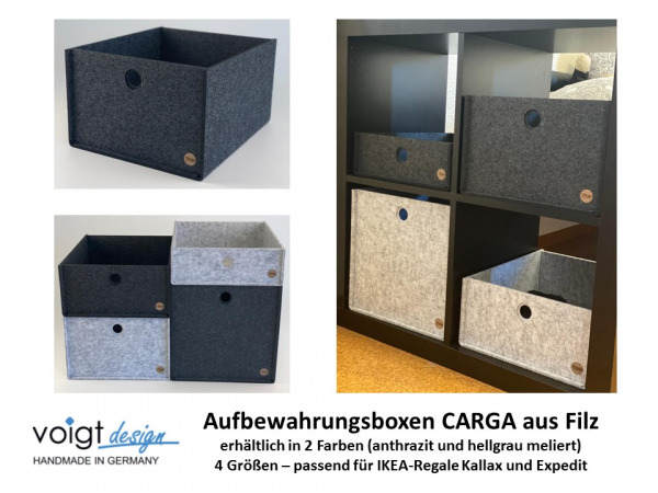 CARGA-Boxen KX1, KX2, KX3 und KX4 Übersicht